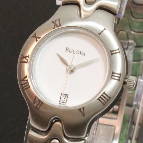 Bulova Contemporary Casual Watch Stainless Case Bracelet White Dial 25mm - Picture 10 of 11